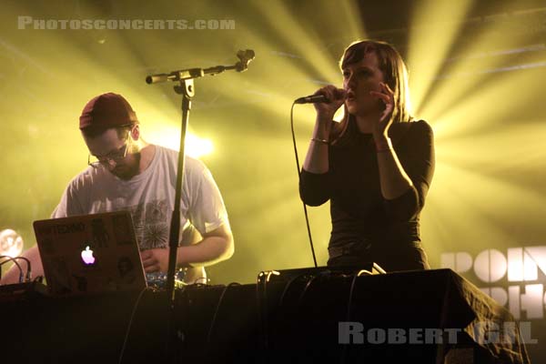 CONQUERING ANIMAL SOUND - 2013-05-02 - PARIS - Point Ephemere - James Scott - Anneke Kampman